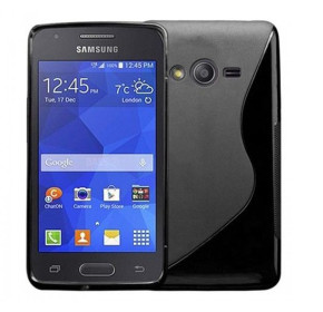 Силиконов гръб ТПУ S-Case за Samsung Galaxy Ace Style LTE G357 черен